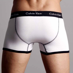 Мужские трусы боксеры Calvin Klein 365 White Black