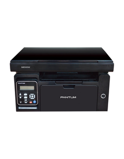 Pantum M6500W, P/C/S, Mono laser, А4, 22 ppm (max 20000 p/mon), 600 MHz, 1200x1200 dpi, 128 MB RAM, paper tray 150 pages, USB, WiFi, start. cartridge 1600 pages (black)