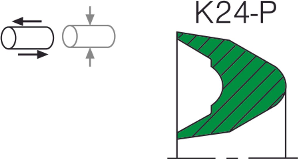 Уплотнение поршня K24-P аналог аксиос Aksios