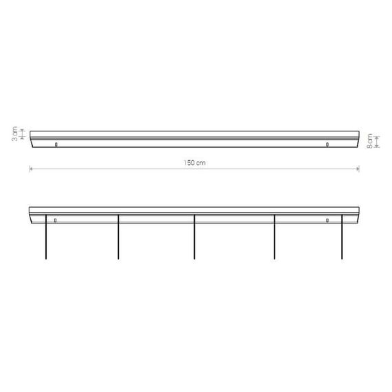 Основание для светильника Nowodvorski Cameleon Canopy B 1500 8608
