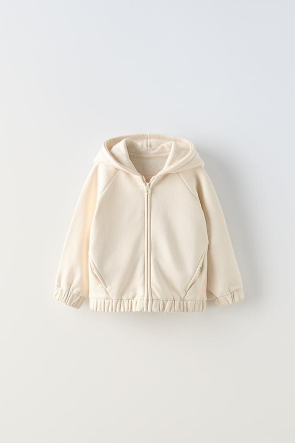 ZARA ХУДИ С ВЫШИВКОЙ, ЭКРЮ