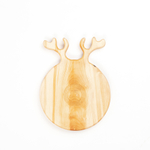 Деревянная менажница из кедра для подачи блюд и закусок с гравировкой "Try to be a rainbow in someone's cloud"