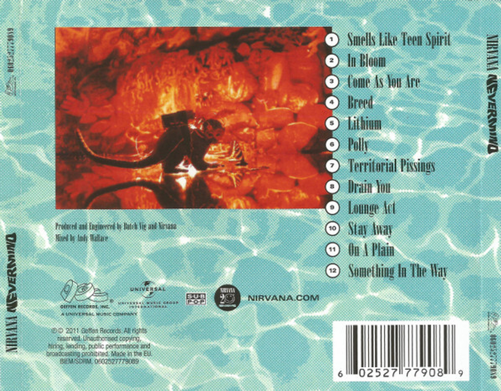 CD Nirvana - Nevermind (Европа 2011г.)