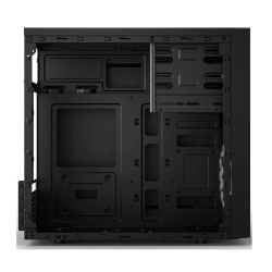 Корпус для компьютера CBR Корпус mATX Minitower RD873, без БП, 2*USB 2.0, HD Audio+Mic, кабель питания 1.2м, Black [PCC-MATX-RD873-WPSU]