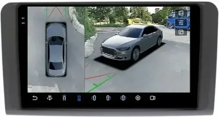 Магнитола для Mercedes-Benz ML (W164), GL (X164) 2006-2012 (рамка матовая) - FarCar BX7092F1MM-360 на Android 13, 2K QLED, 6Гб+128Гб, CarPlay, 4G SIM-слот, 4 камеры в комплекте