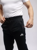 Брюки джоггеры спортивные на резинке и манжетом трико