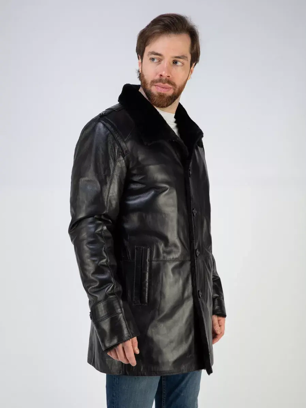 Дубленка натуральная куртка зимняя