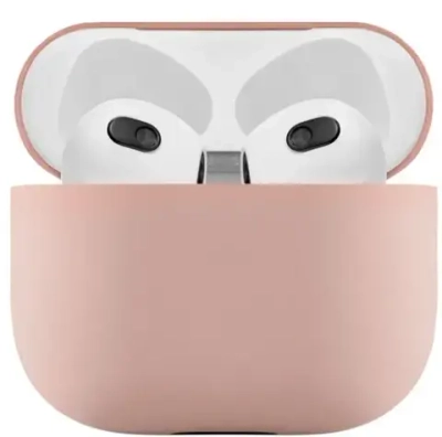 Чехол Silicone Case для AirPods 3 силиконовый (малиновый)