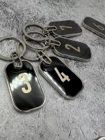 Номерки на ключи металл