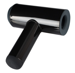 Черный мастурбатор с удобной ручкой Masturbator with 2 Functions