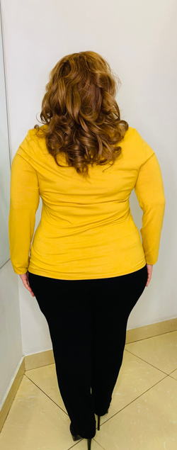 Вискозная водолазка с горловиной-гольфик