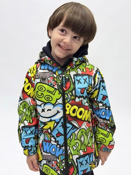 Парка демисезонная мембрана для мальчика 4-9 лет Милашка Сьюзи