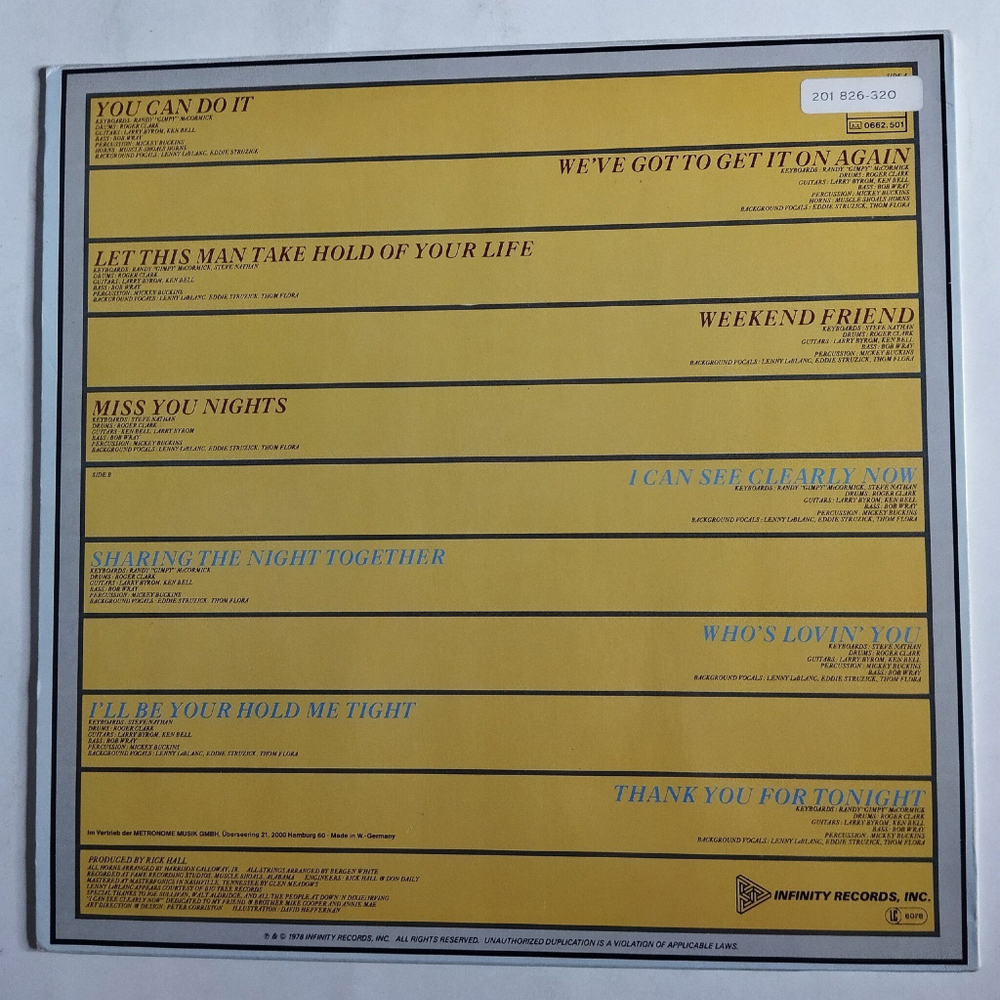 Винтажная виниловая пластинка LP Dobie Gray Midnight Diamond (Germany 1978)