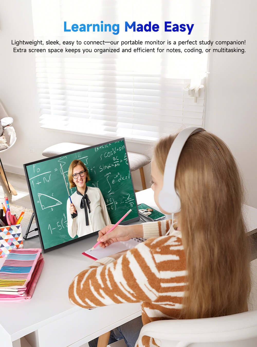 23.8" Портативный игровой монитор UPERFECT Umax24 4K 3840x2160, 60 Гц, IPS