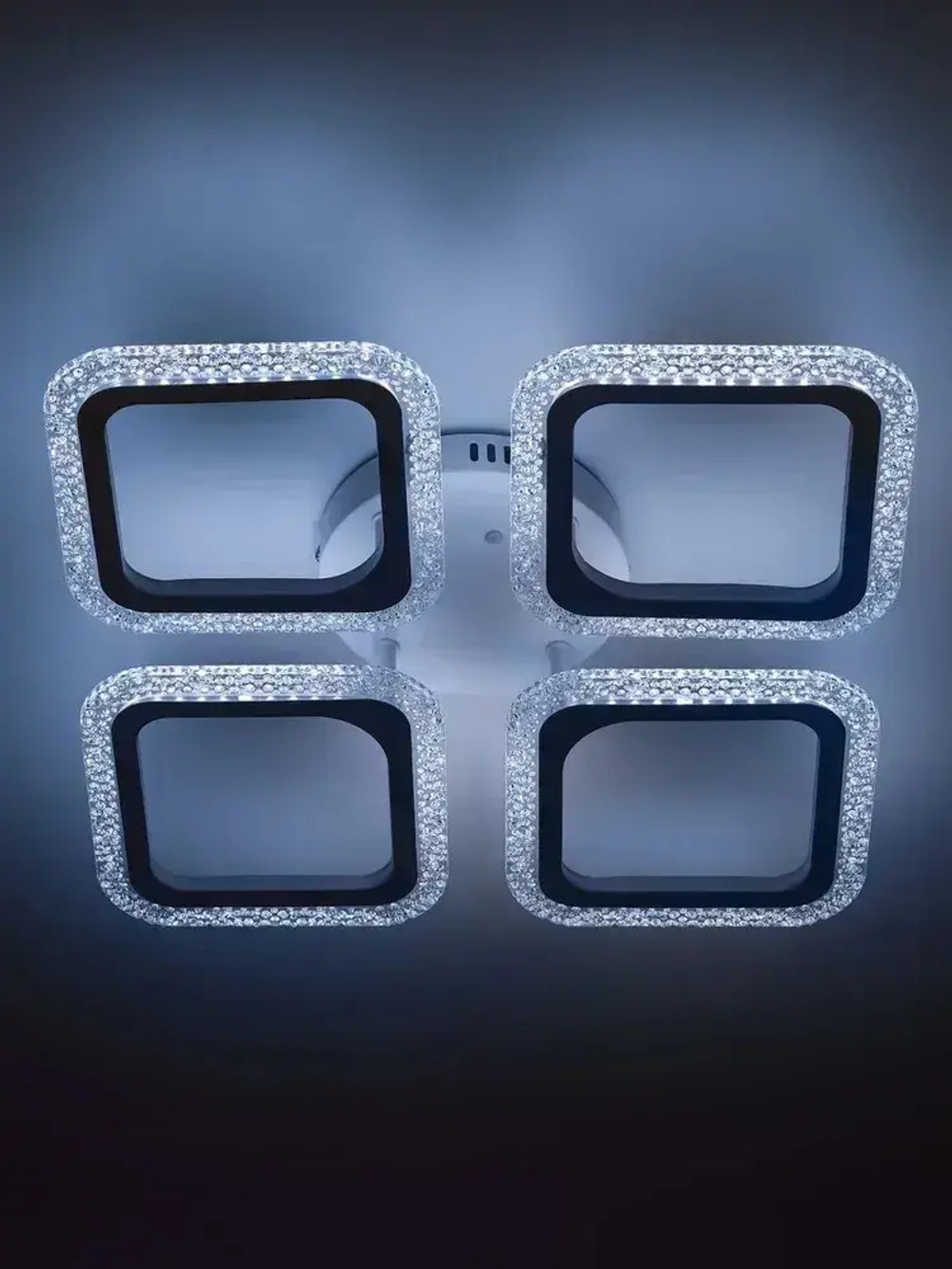 Люстра потолочная светодиодная с пультом ДУ Rivoli белая 64Вт 2800-6300К, светильник на кухню, в детскую, в спальню