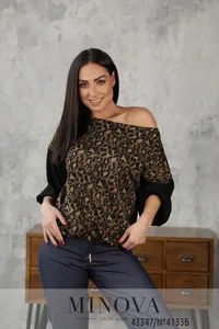 Кофточка 4133Б-коричневый Minova