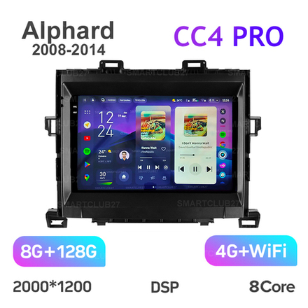 Teyes CC4 Pro 9" для Toyota Alphard 2008-2014