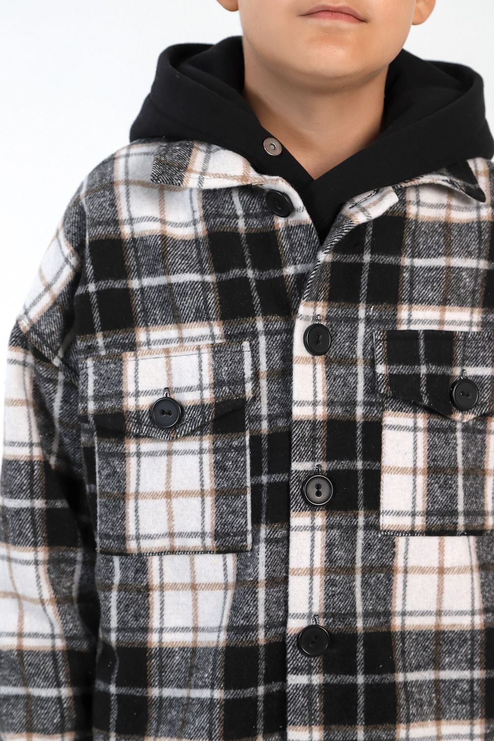 Рубашка для мальчика Квадро-2 Виотекс ЧЁРНЫЙ