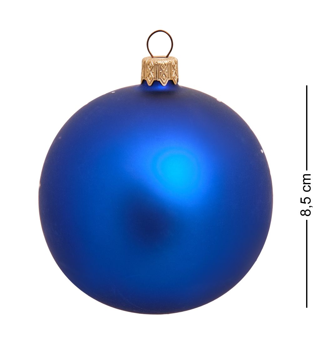 НФШ-1106 Ел. украшение Шар «Снеговик с Обезьянкой» 85 мм