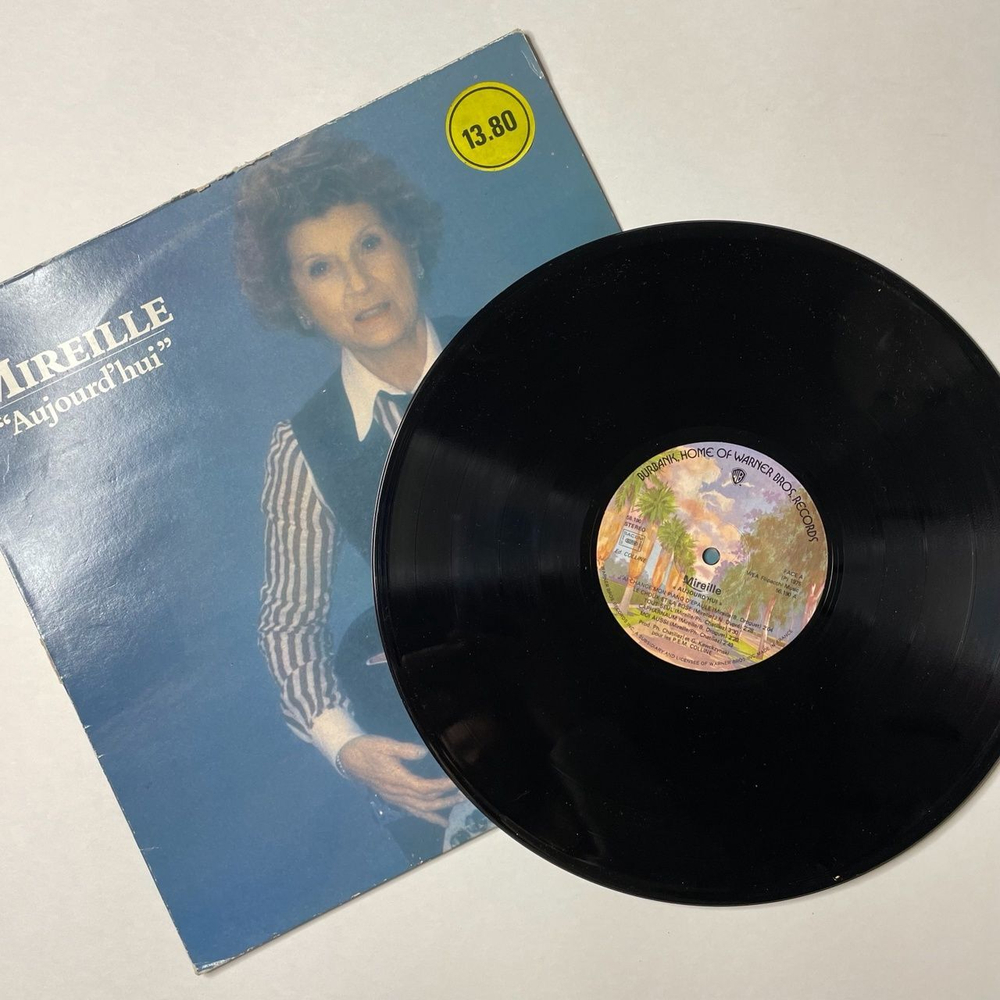 Винтажная виниловая пластинка LP Mireille Aujourd'hui (France 1975)