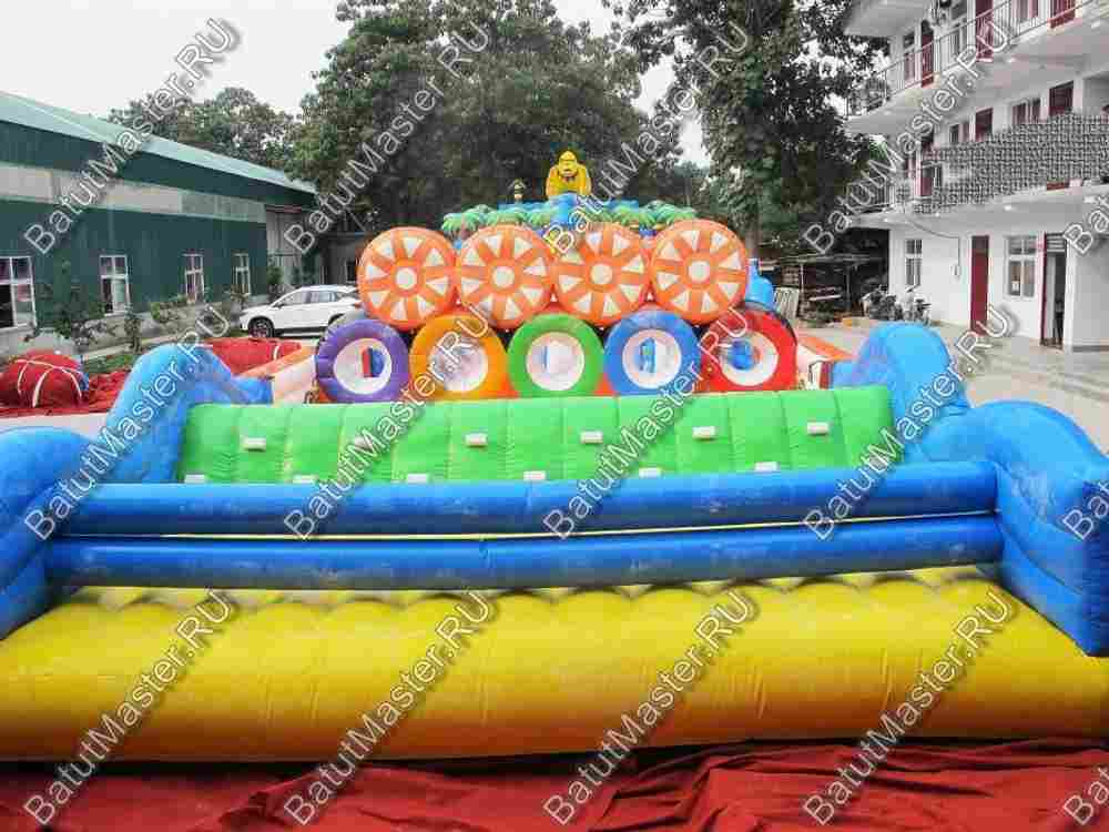 Надувная полоса препятствий "Дачные приключения"
