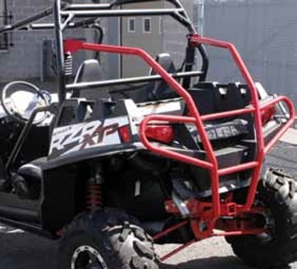 Бампер для квадроцикла Polaris RZR900 + ресивер на 2&quot;  &quot;Quadrax&quot; Elite усиленный, задний