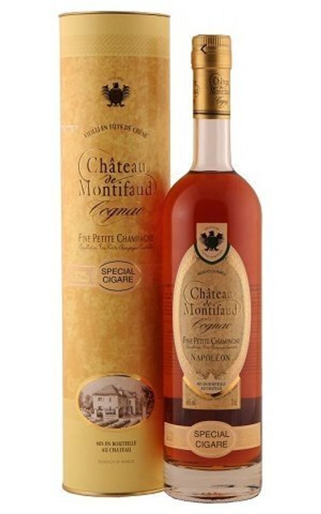 Коньяк Chateau de Montifaud Napoleon Special Sigare Fine Petite Champagne AOC, 0,7 л.