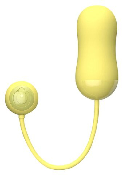 Желтое виброяйцо BIBI REMOTE EGG