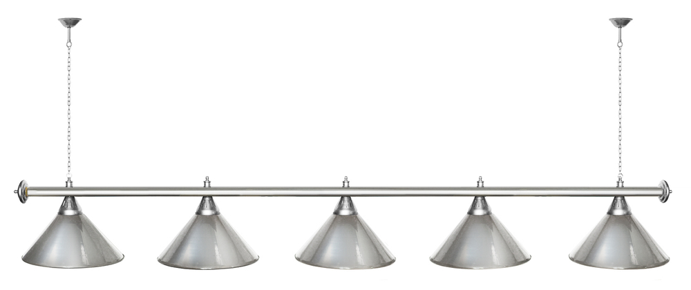 Лампа STARTBILLIARDS 5 пл. (плафоны золотые,штанга золотая,фурнитура золото)