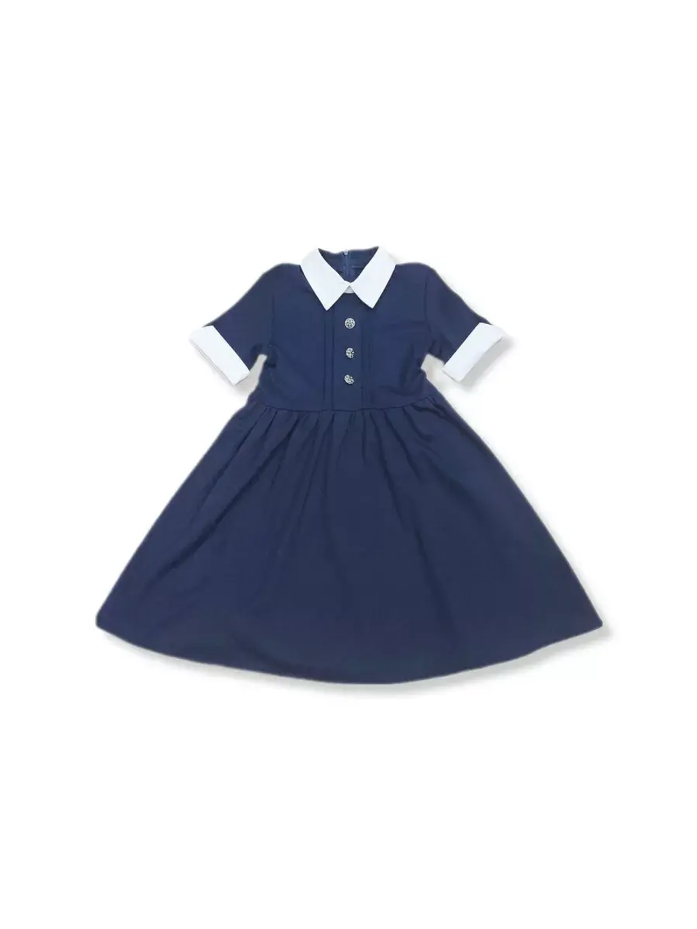 Школьное платье для худенькой девочки.