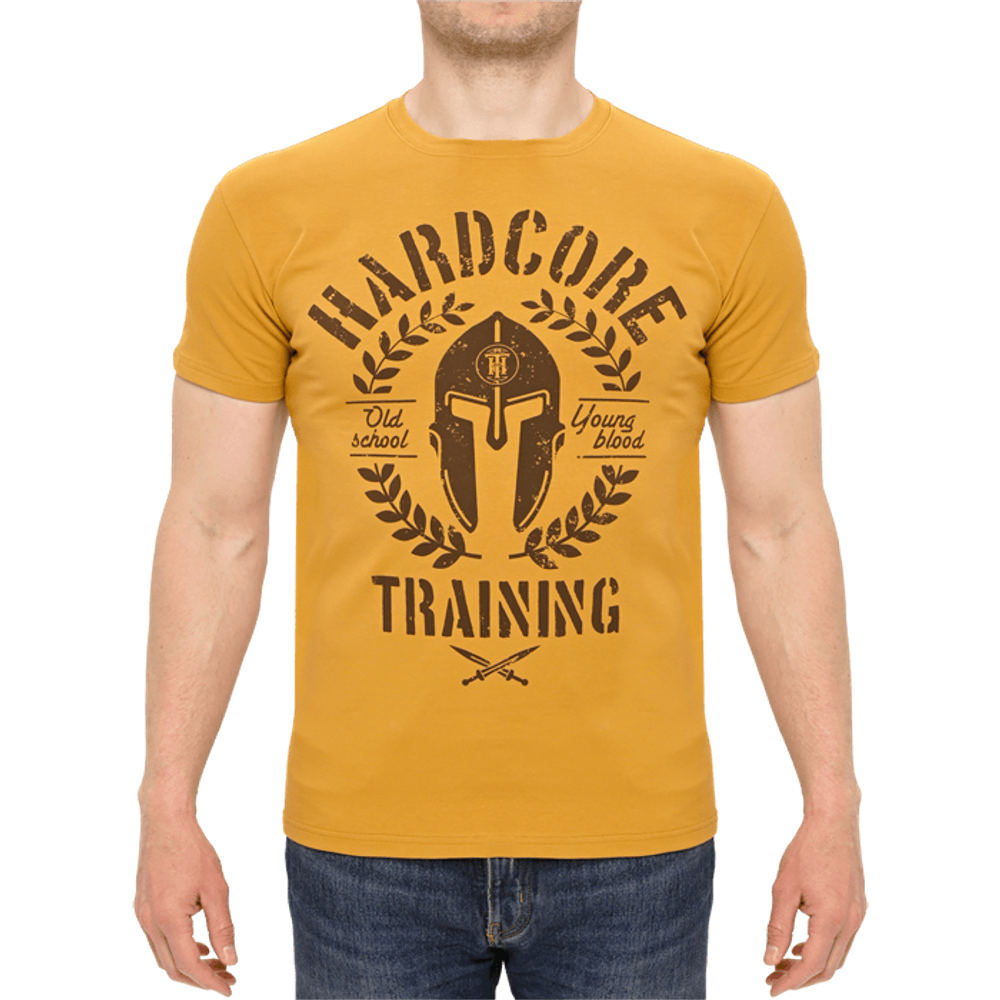 Футболка Hardcore Training Helmet Mustard