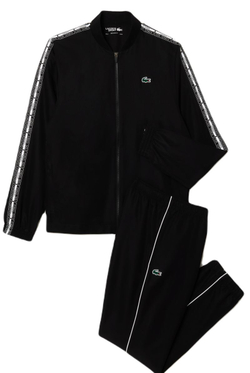 Мужской теннисный костюм Lacoste Tennis Tracksuit - black