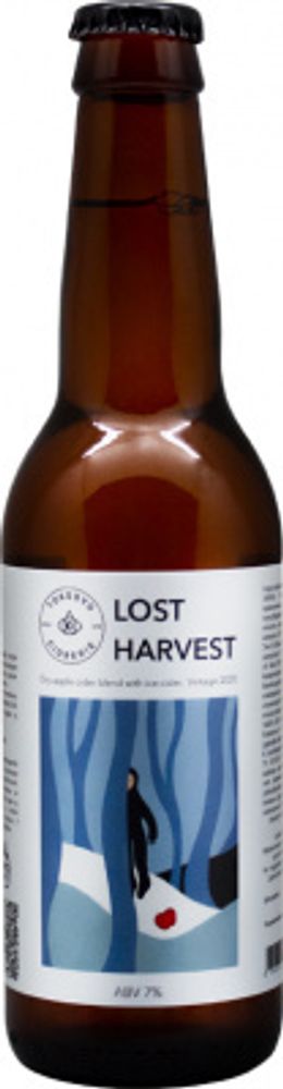 Сидр Токсовская Сидрерия Лост Харвест. Винтаж 2020/2021 / Cider Toksovo Cidrerie Lost Harvest. Vintage 2020/2021 0.33л - стекло