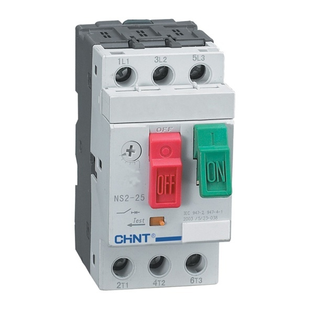 Автомат защиты двигателя NS2-25 4-6,3A (R) Chint 495080