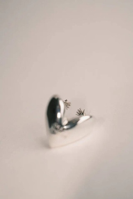 Кольцо-печатка "Обнимаю сердцем"