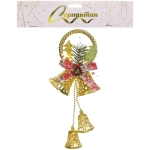 Украшение новогоднее «Волшебный звон» 12*30 см, Золото