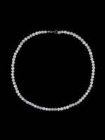 Бусы из кошачьего глаза kgbu001-bel6