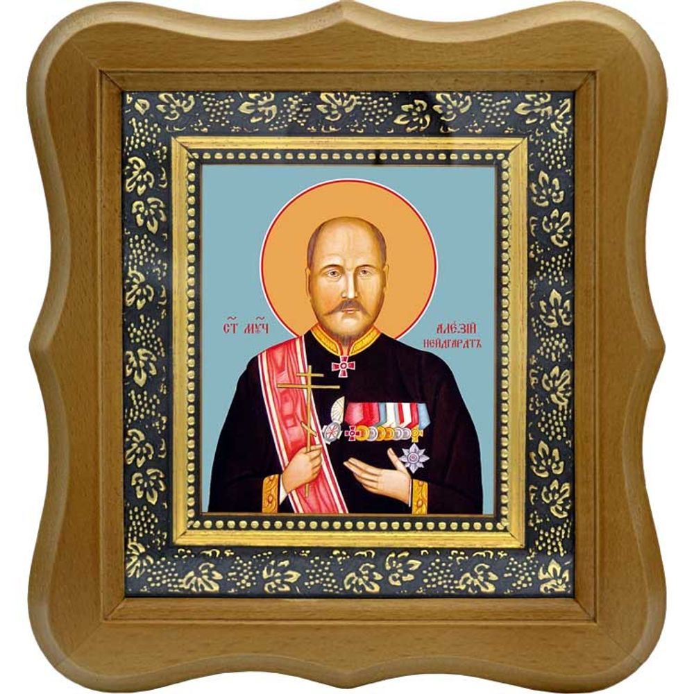 Алексий Нейдгардт мученик. Икона на холсте.
