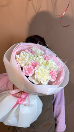 Букет "Барби", роза французская и диантусы