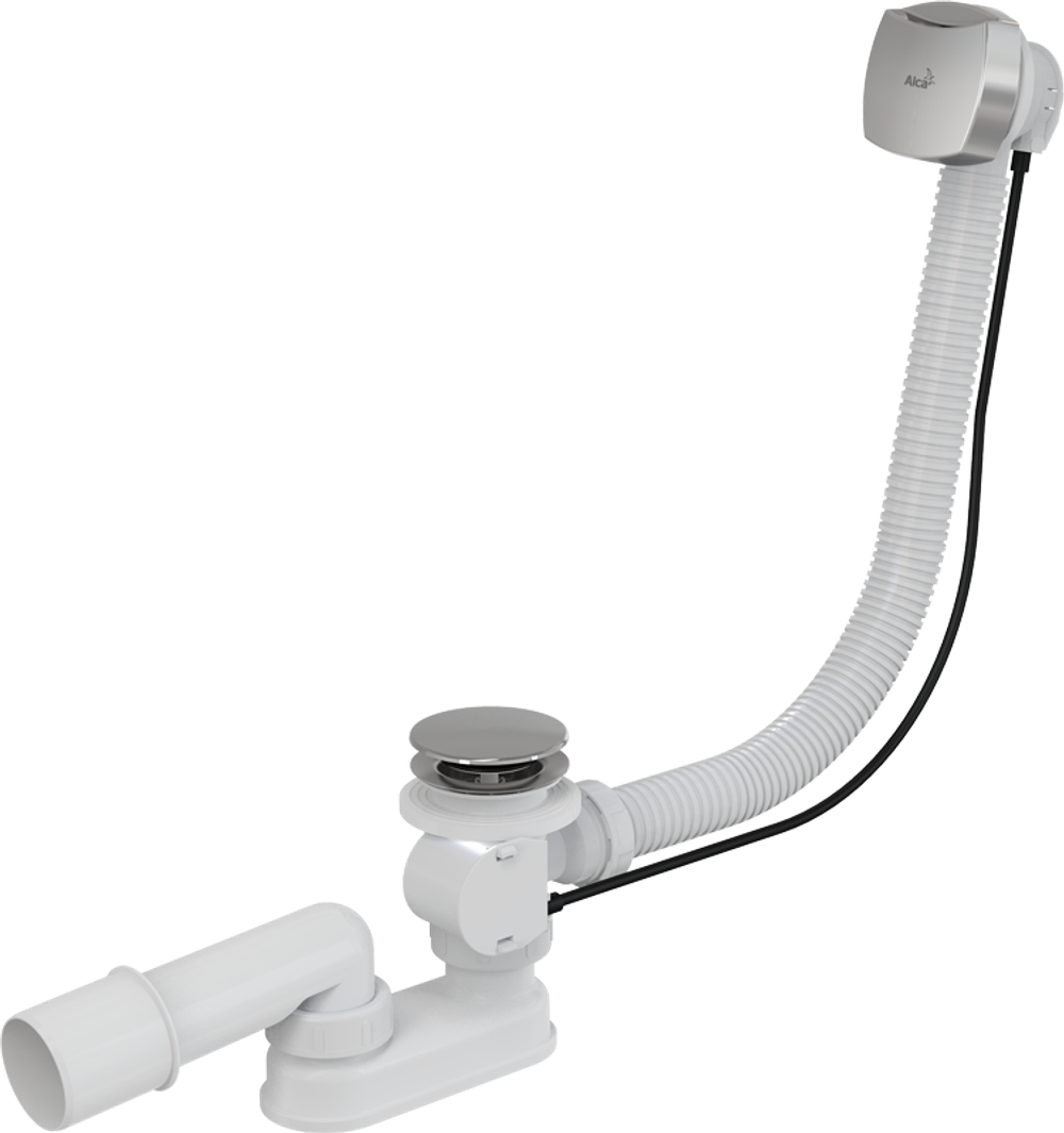 Слив-перелив для ванны автомат Alca Plast A51CRM, хром