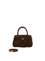 Сумка Manu Atelier Le Cambon 20 Deep Brown Suede