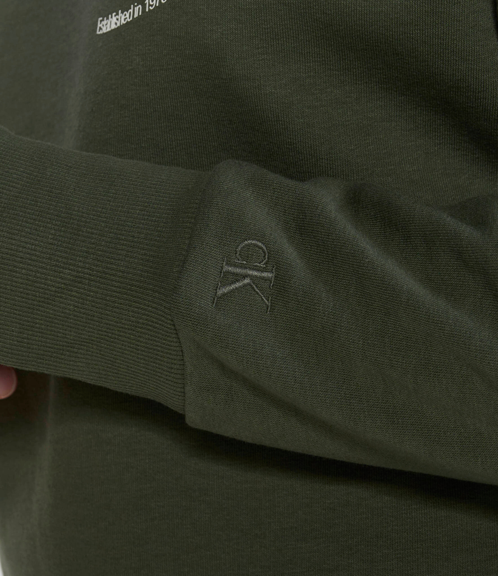 Худи FUTURE MOTION GRAPHIC CALVIN KLEIN JEANS - зеленый(J30J324099)