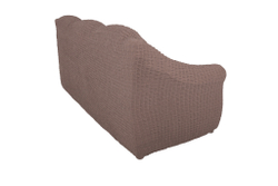 Чехол Модерн на 3-х местный диван, цвет Кофе с молоком