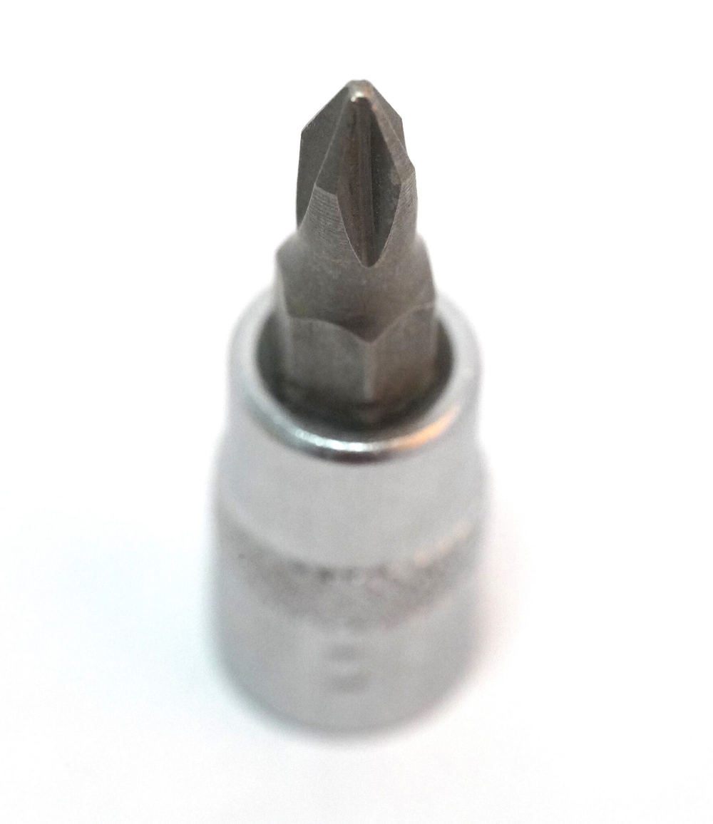 ГОЛОВКА С БИТОЙ ВСТАВКОЙ STELS PH1, КВАДРАТ 1/4 13816