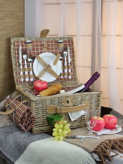 HOLYDAY BASKET Набор для пикника с термосумкой и пледом на 4 персоны