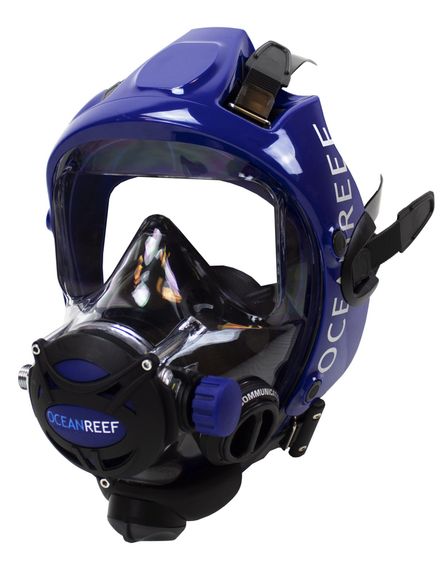 Полнолицевая маска Oceanreef Space Extender синий/черный