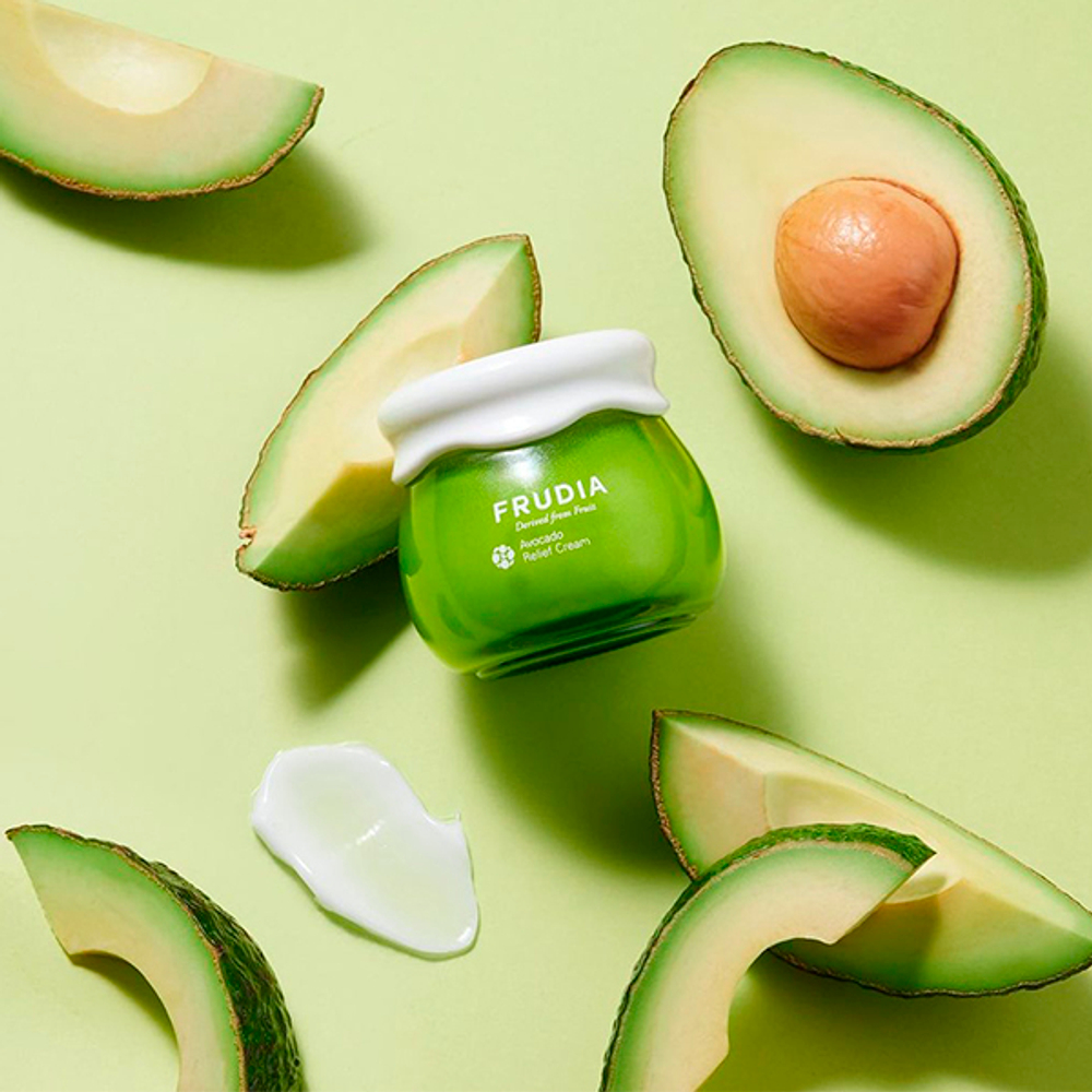 Восстанавливающий крем для лица с экстрактом авокадо Frudia Avocado Relief Cream