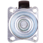 ОПОРА КОЛЕСНАЯ ПОВОР.НА ПЛОЩ. 24ММ ПЛАСТ (ЧЕРНЫЙ 1 ШТ)