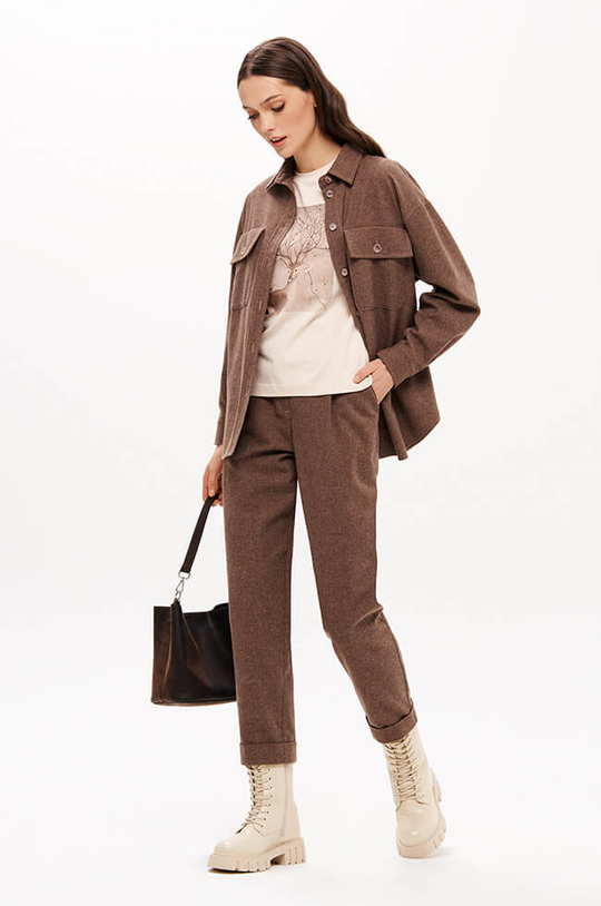 31193 Брюки женские (какао)