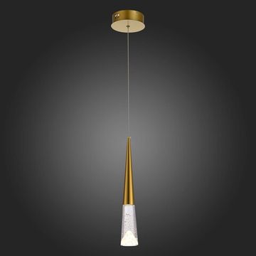 SL6111.203.01 Люстра подвесная ST-Luce Золотистый/Прозрачный LED 1*3W 3000K SOLLEN